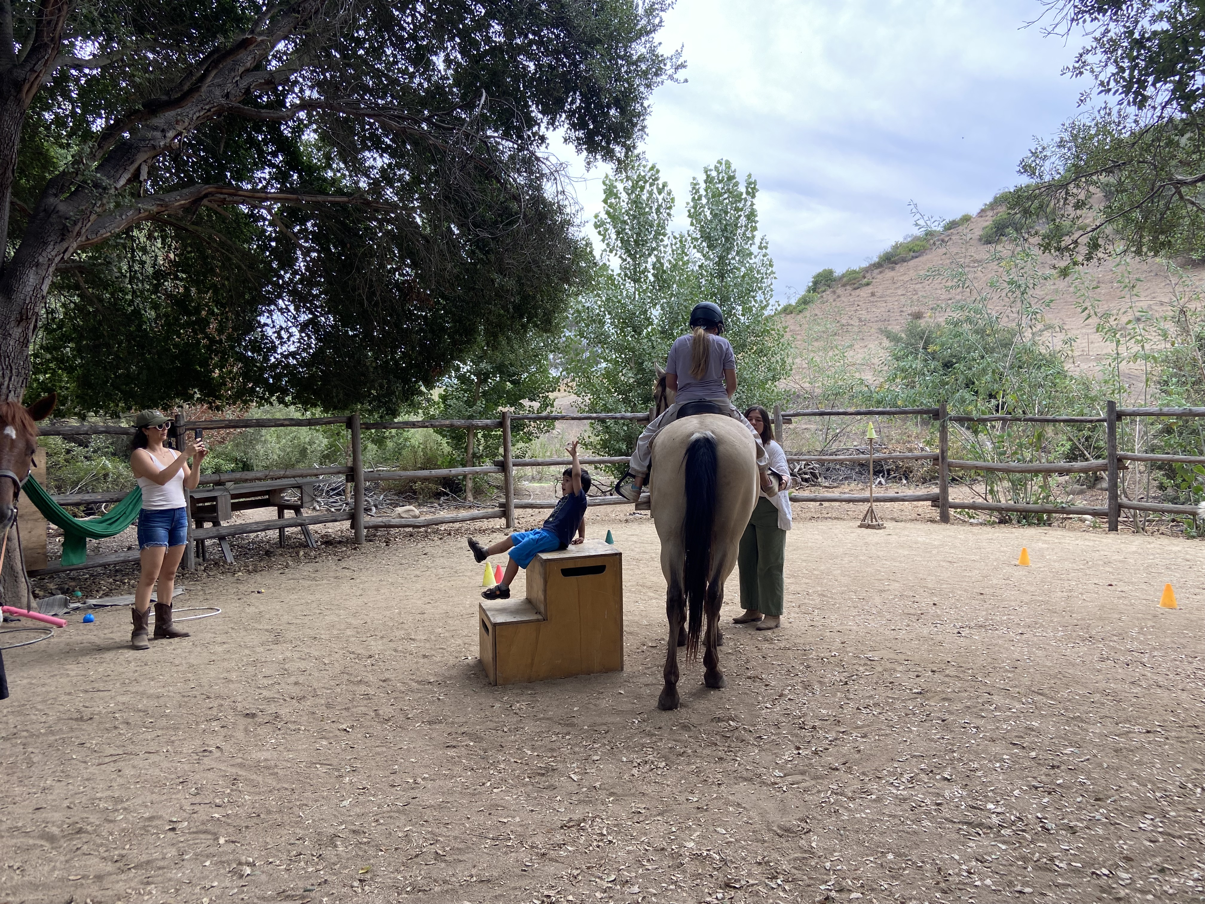 Niños en Heart Horse Camps
